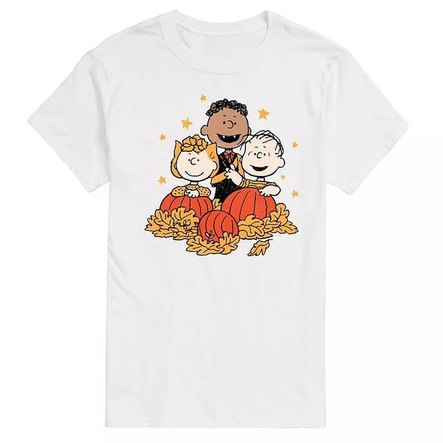 Mens Peanuts Pumpkin Trio Graphic Tee Product Image