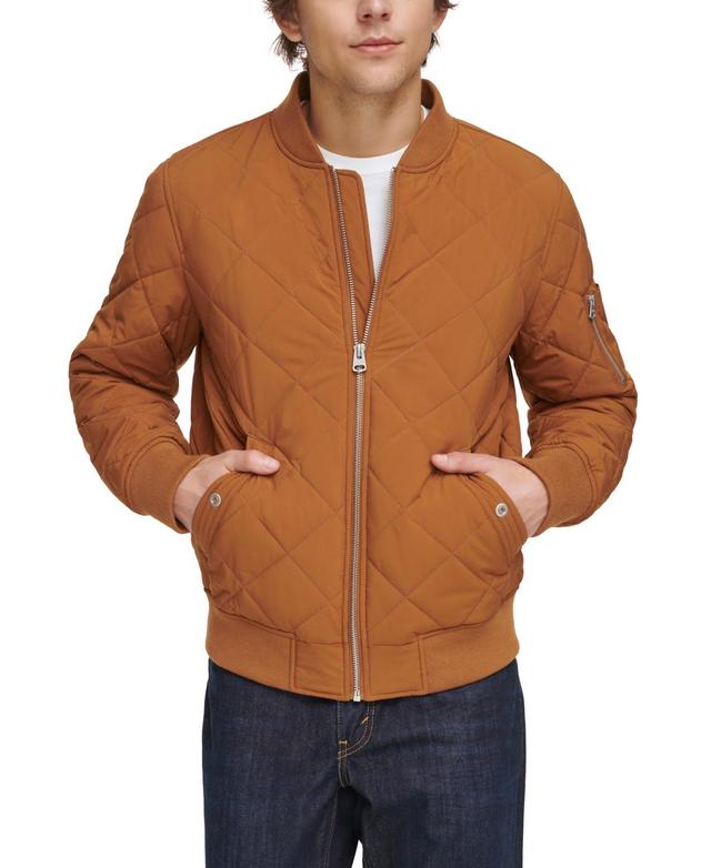 Mens Levis Diamond Quilted Bomber Jacket Product Image