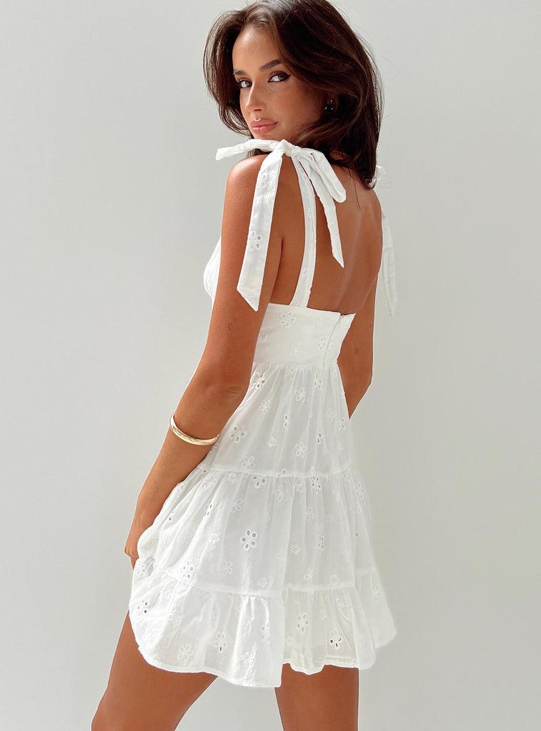 Galvis Mini Dress White Product Image