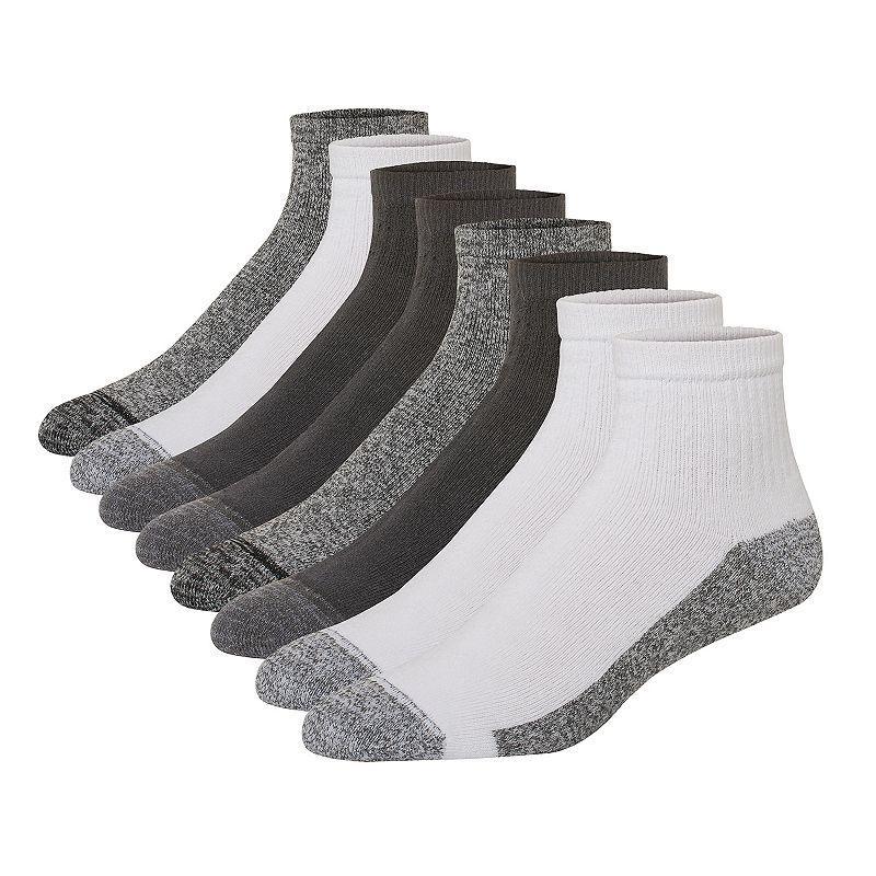 Mens Hanes Ultimate 8-Pack X-Temp Ultra Cushion Ankle Socks Product Image