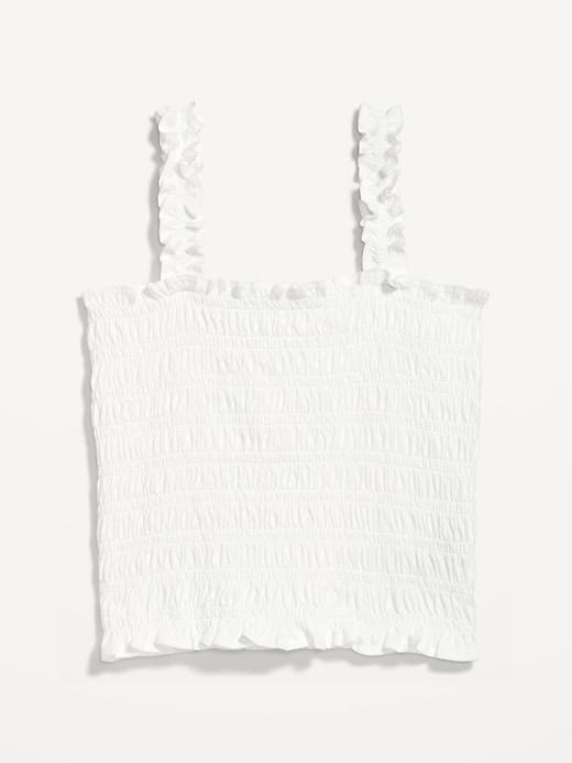 Fitted Smocked Tank Top Product Image