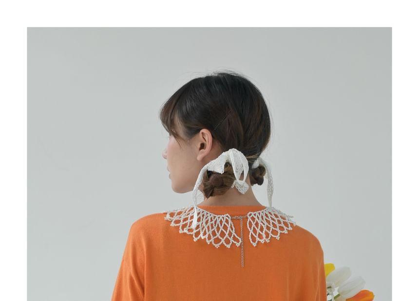 Faux Pearl Decoration Collar Product Image