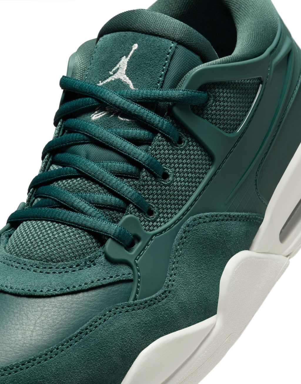 Nike Air Jordan 4 RM sneakers in green and white  Product Image