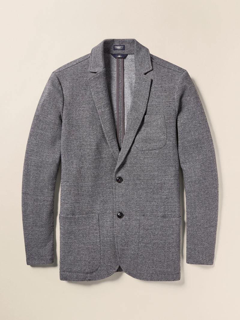 Inlet Herringbone Blazer - Steel Rock Herringbone Product Image