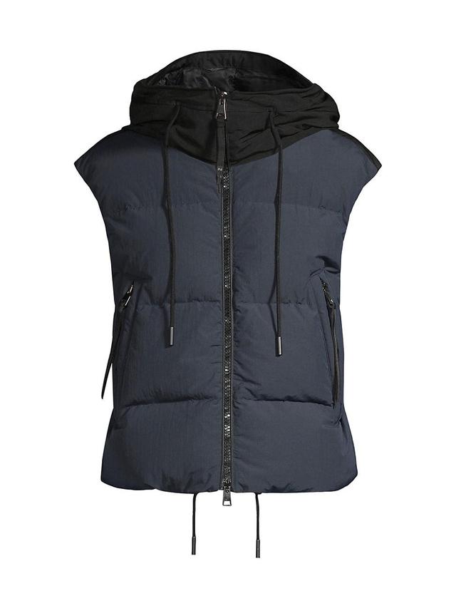 Mens Hooded Down Vest Product Image