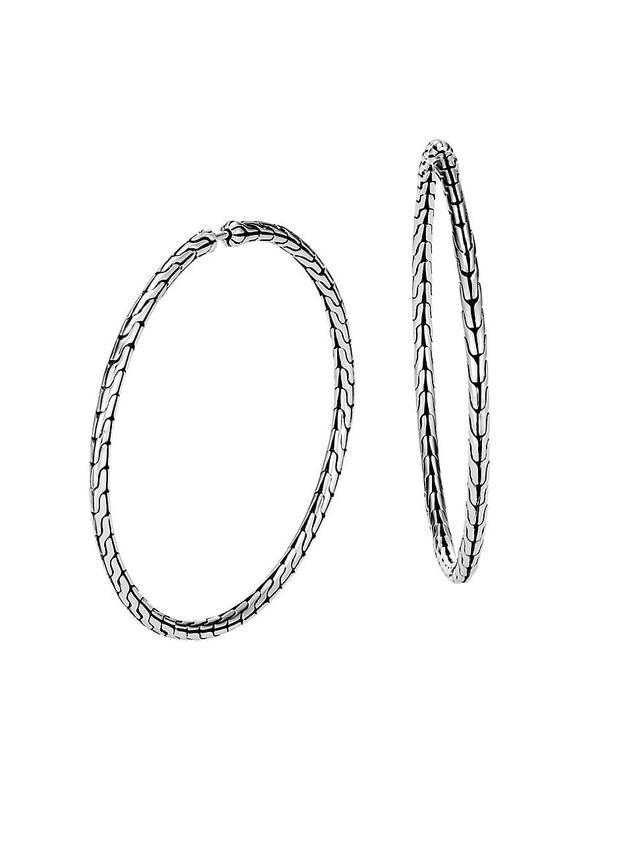 John Hardy Classic Chain Large Hoop Earrings Product Image