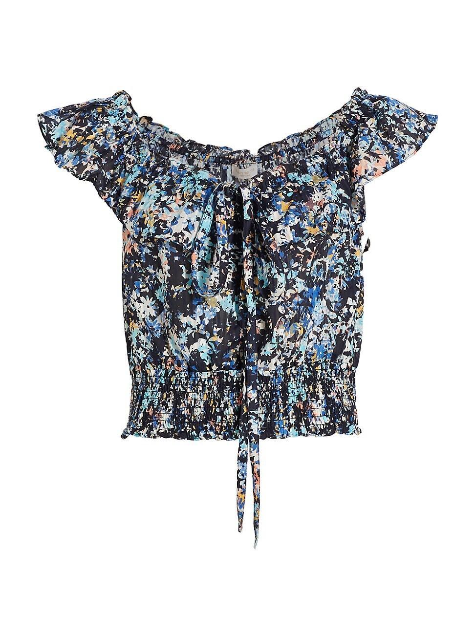 Womens Vance Printed Blouse Product Image