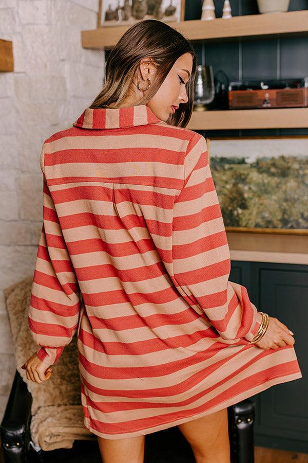 Casual Moment Stripe Mini Dress Product Image