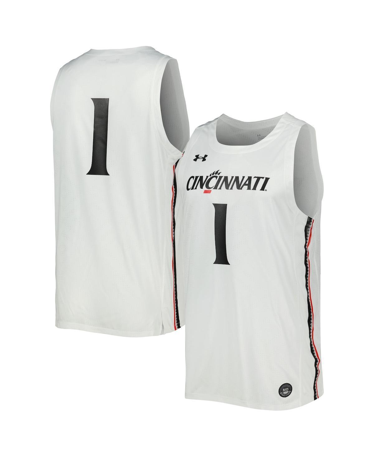 Mens Under Armour #1 Cincinnati Bearcats Team Replica Basketball Jersey Product Image