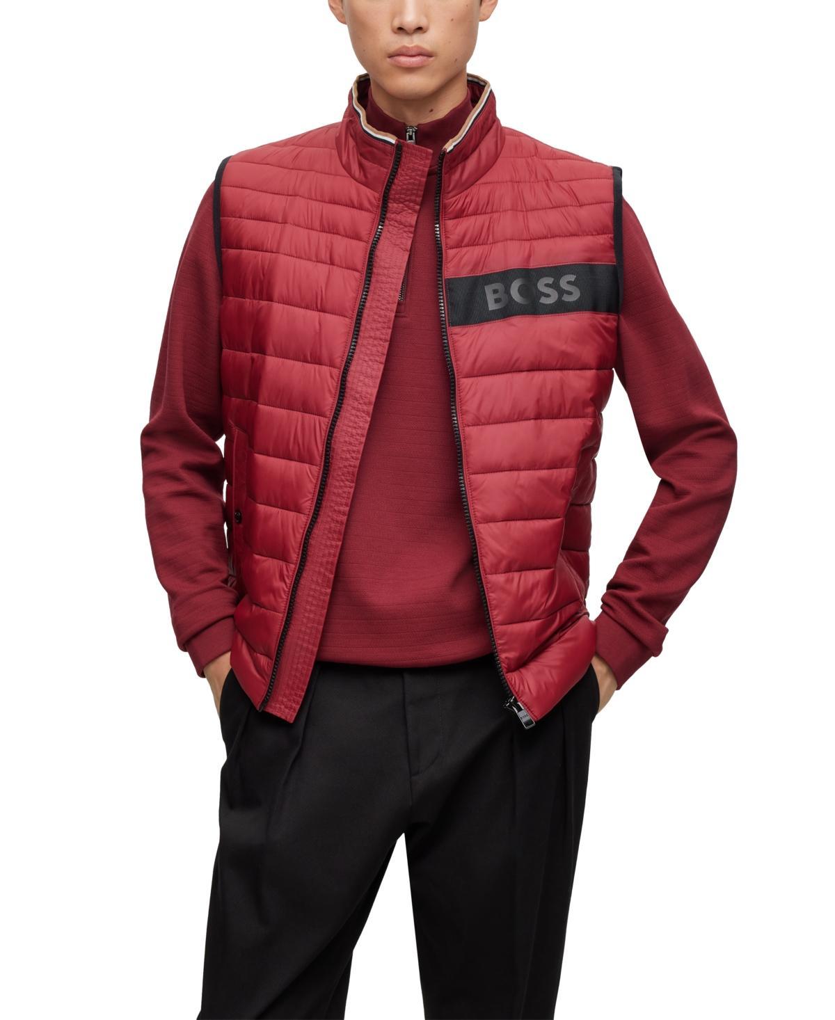 Boss by Hugo Boss Mens Water-Repellent Padded Gilet Vest Product Image