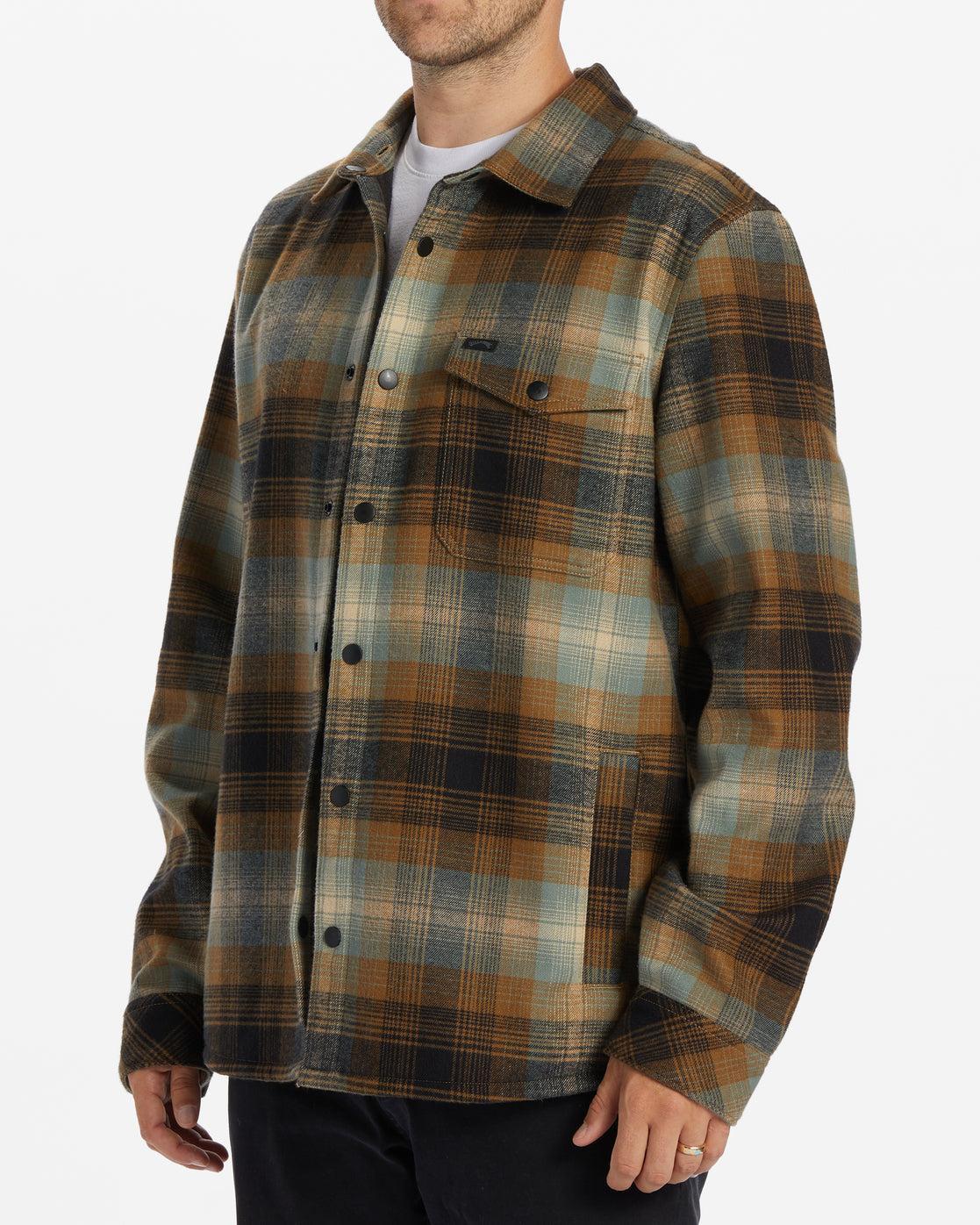 A/Div Furnace Bonded Long Sleeve Flannel Shirt - Dark Forest Male Product Image