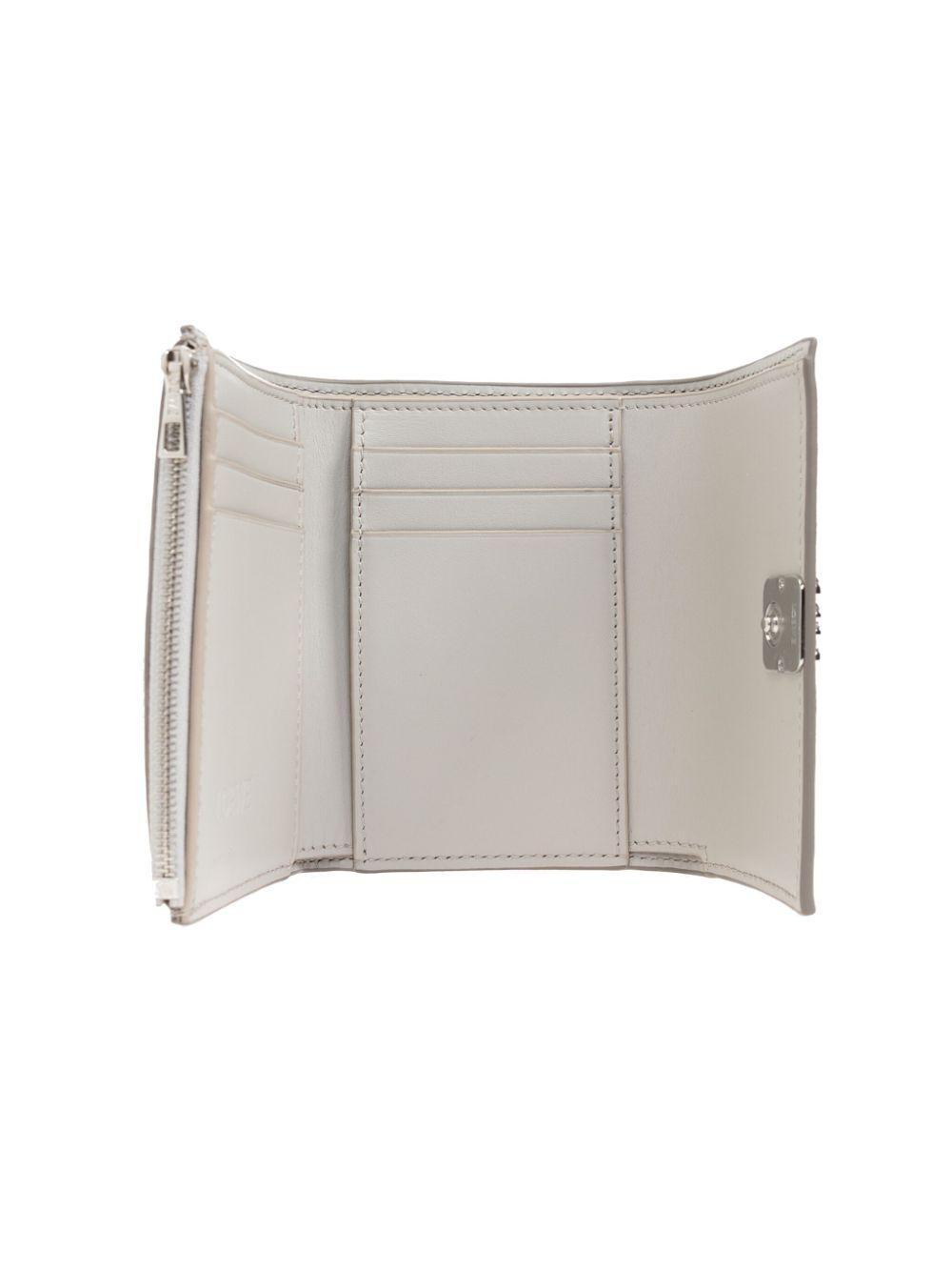 LOEWE Woman Silver Wallets & Cardholders Product Image