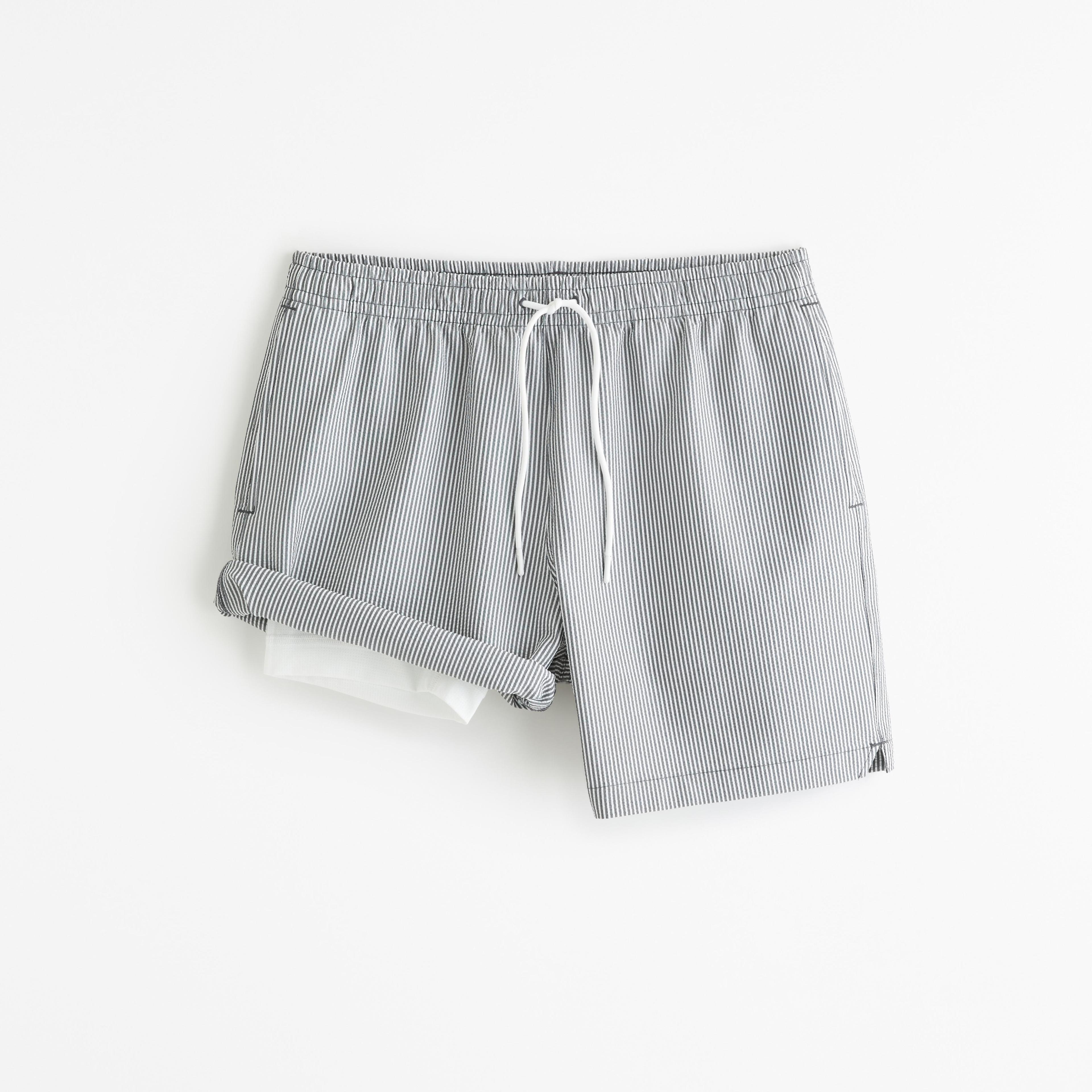 Pull-On Seersucker Swim Trunk Product Image