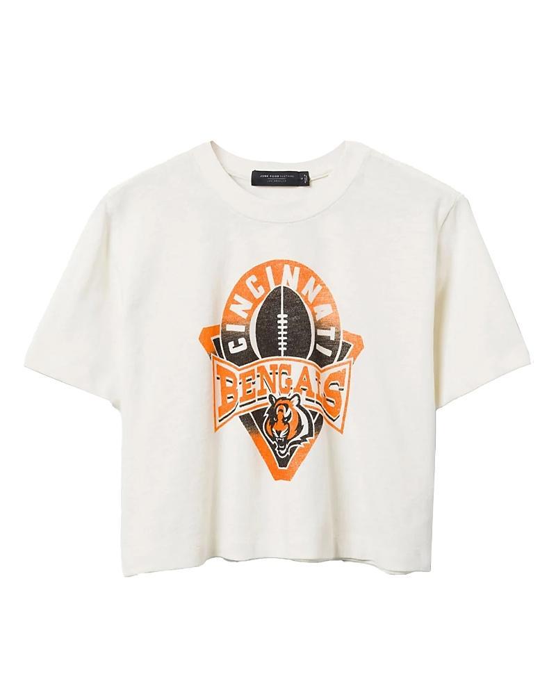 Junk Food Clothing Womens Nfl Cincinnati Bengals Mock Neck Crop Tee Product Image