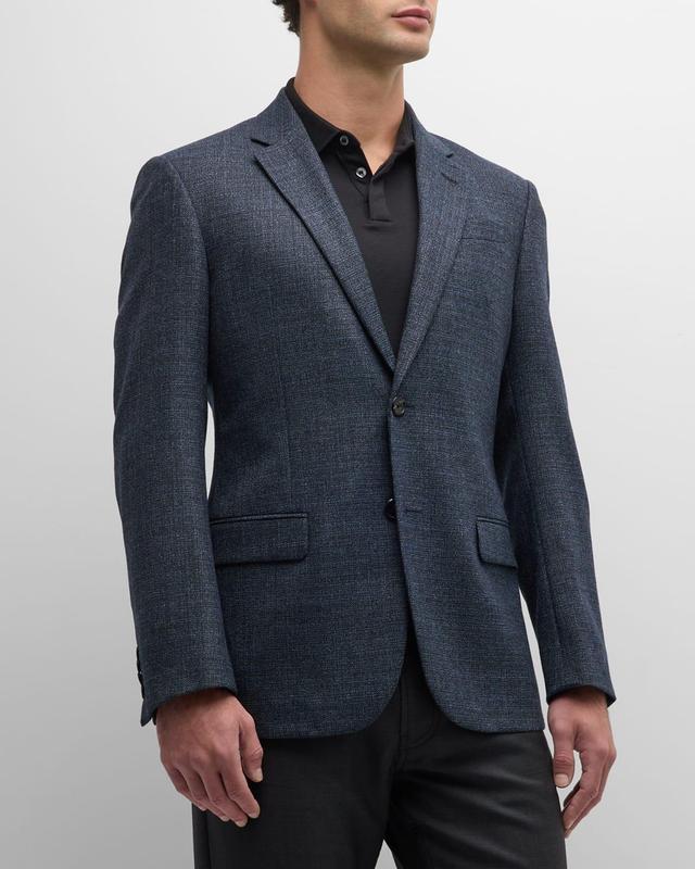 Mens Textured Wool Dinner Jacket Product Image