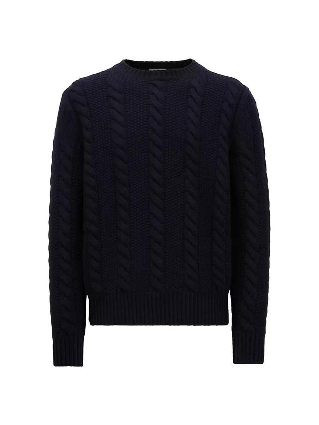 Wool and Cashmere Knit Sweater Product Image