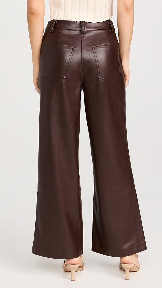 Joe's Jeans The Mia Vegan Leather Crop Trousers | Shopbop Product Image