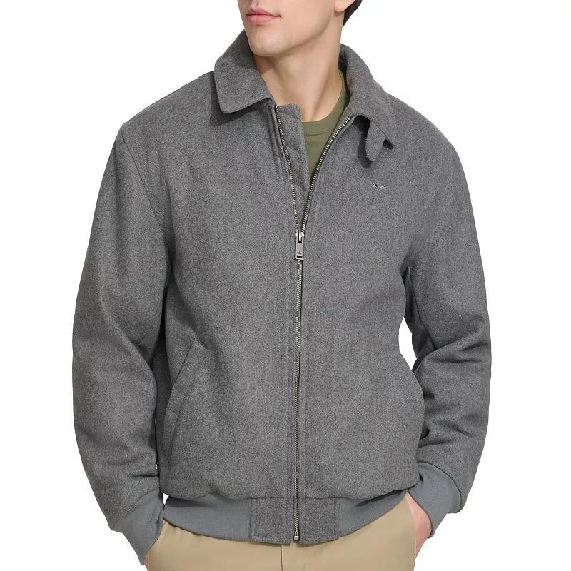 Mens Dockers Wool Blend Bomber Jacket with Laydown Collar Product Image