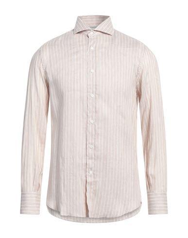 BRUNELLO CUCINELLI Man Shirt Beige Size 3xl Linen, Lyocell Product Image