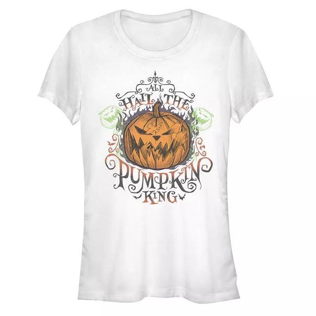 Disneys The Nightmare Before Christmas Womens All Hail The Pumpkin King Tee, Girls Product Image