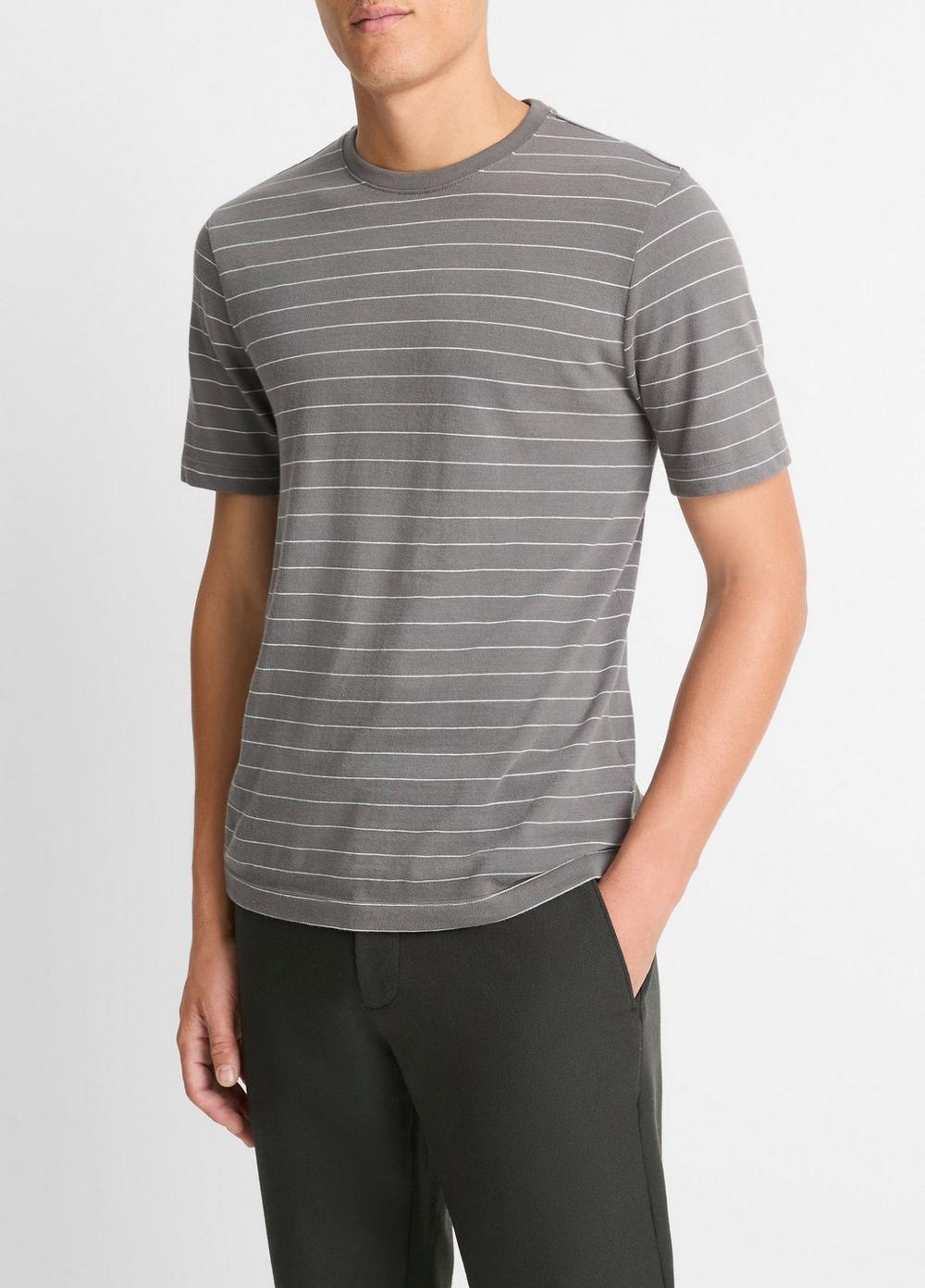 Striped Cotton T-Shirt Product Image