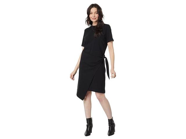 Vince Short Sleeve Side Tie Dress Women's Clothing Product Image