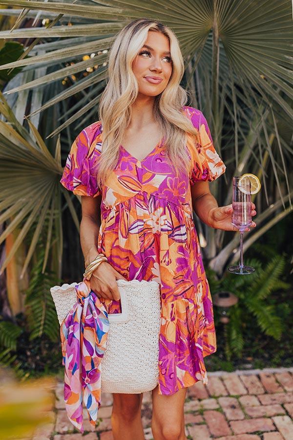 St. Barts Brunch Floral Mini Dress Product Image