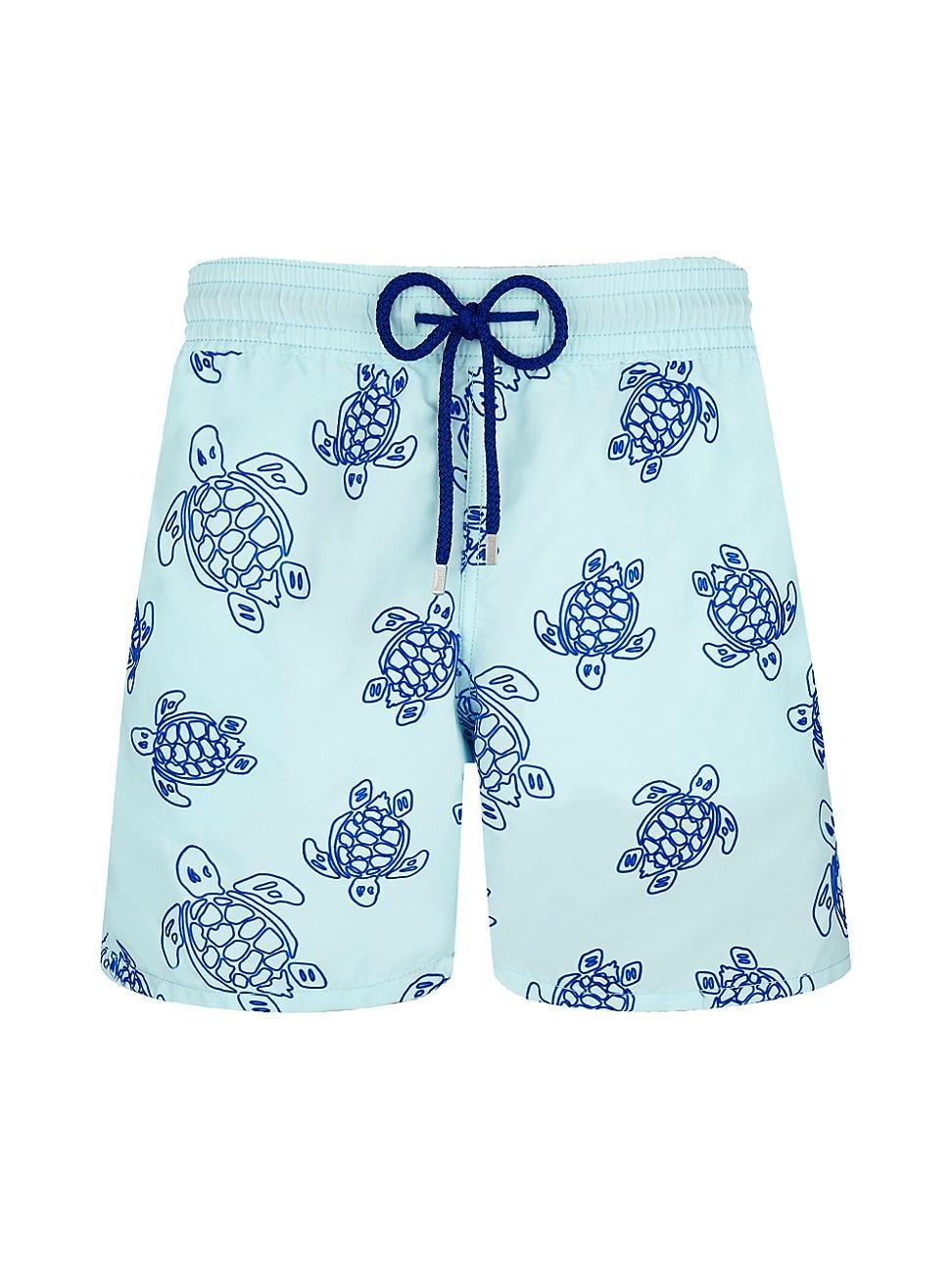 Mens Moorea Turtle Swim Trunks Product Image