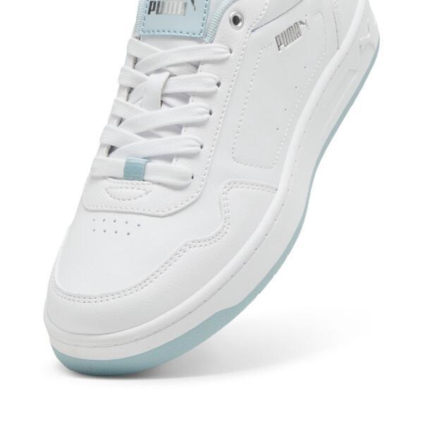 PUMA Court Classy Women's Sneakers in White/Frosted Dew/Silver Product Image