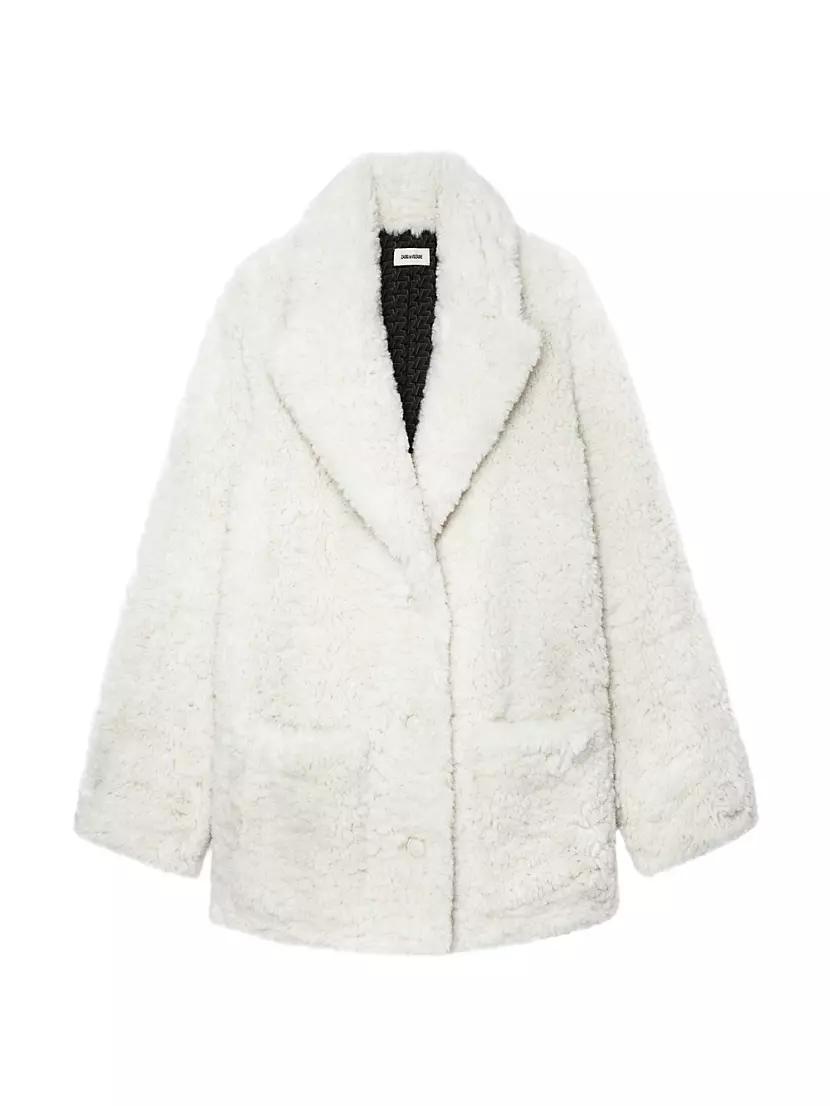 Fleur Oversized Faux Fur Jacket Product Image