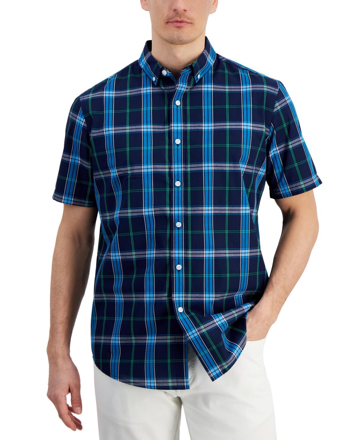 Club Room Mens Short Sleeve Printed Shirt, Created for Macys Product Image