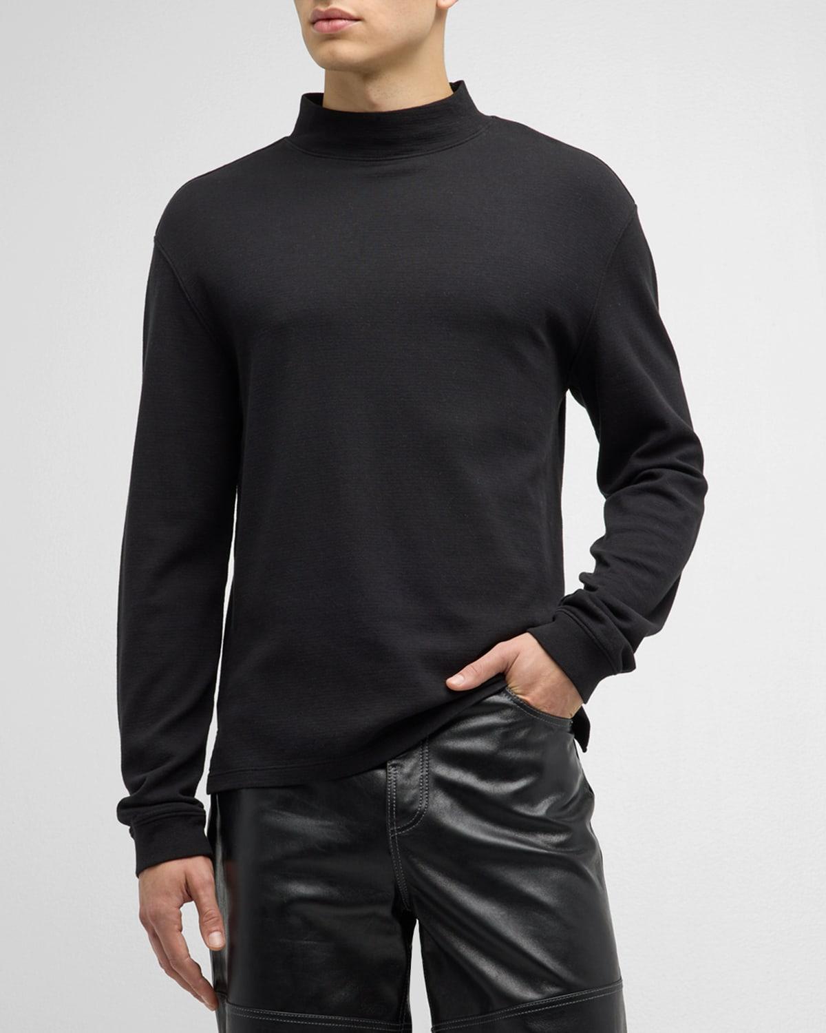 Mens Duo Fold Mock-Neck Sweatshirt Product Image