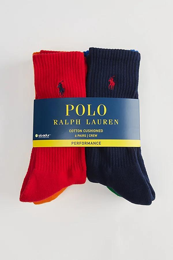 Polo Ralph Lauren Performance Cotton Crew Socks 6 Product Image