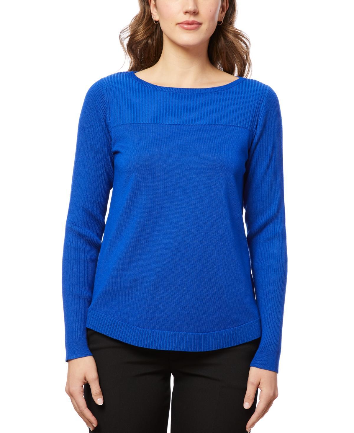 Melissa Paige Womens Boat Neck Long-Sleeve Sweater Product Image