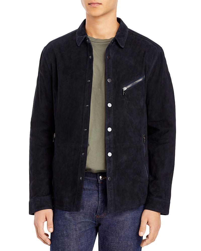 John Varvatos Suede Shirt Jacket Product Image