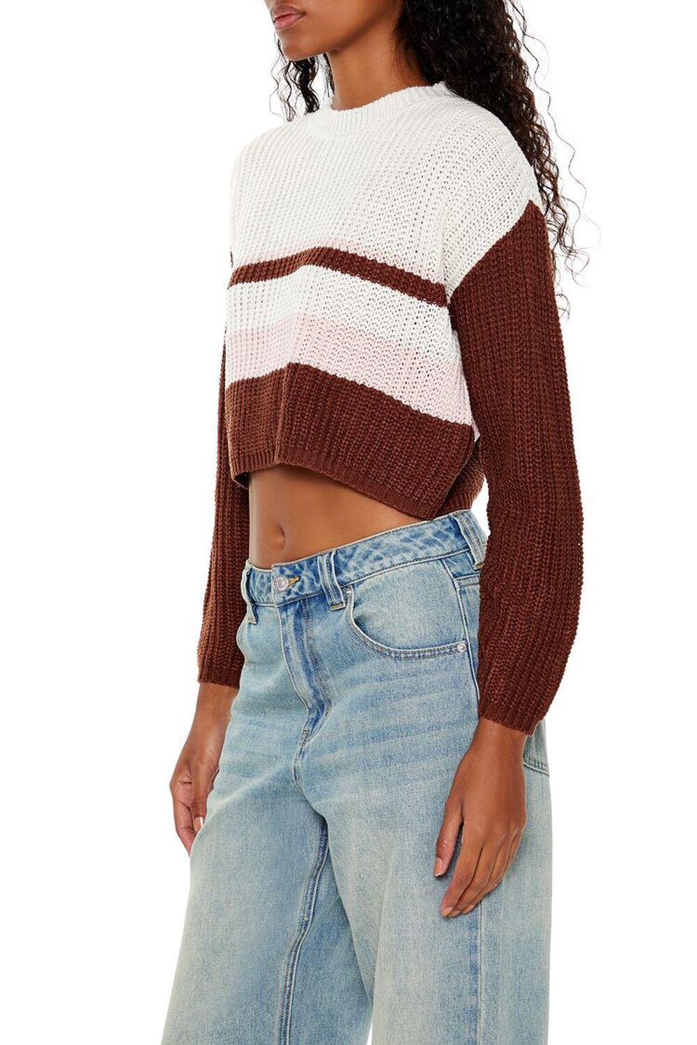 Colorblock Cropped Sweater | Forever 21 Product Image