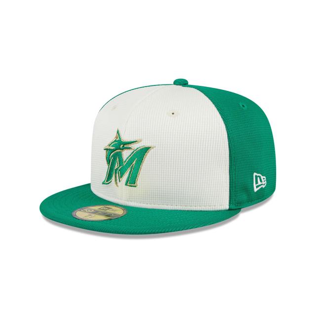 Miami Marlins St. Patrick's Day 2024 59FIFTY Fitted Hat Male Product Image