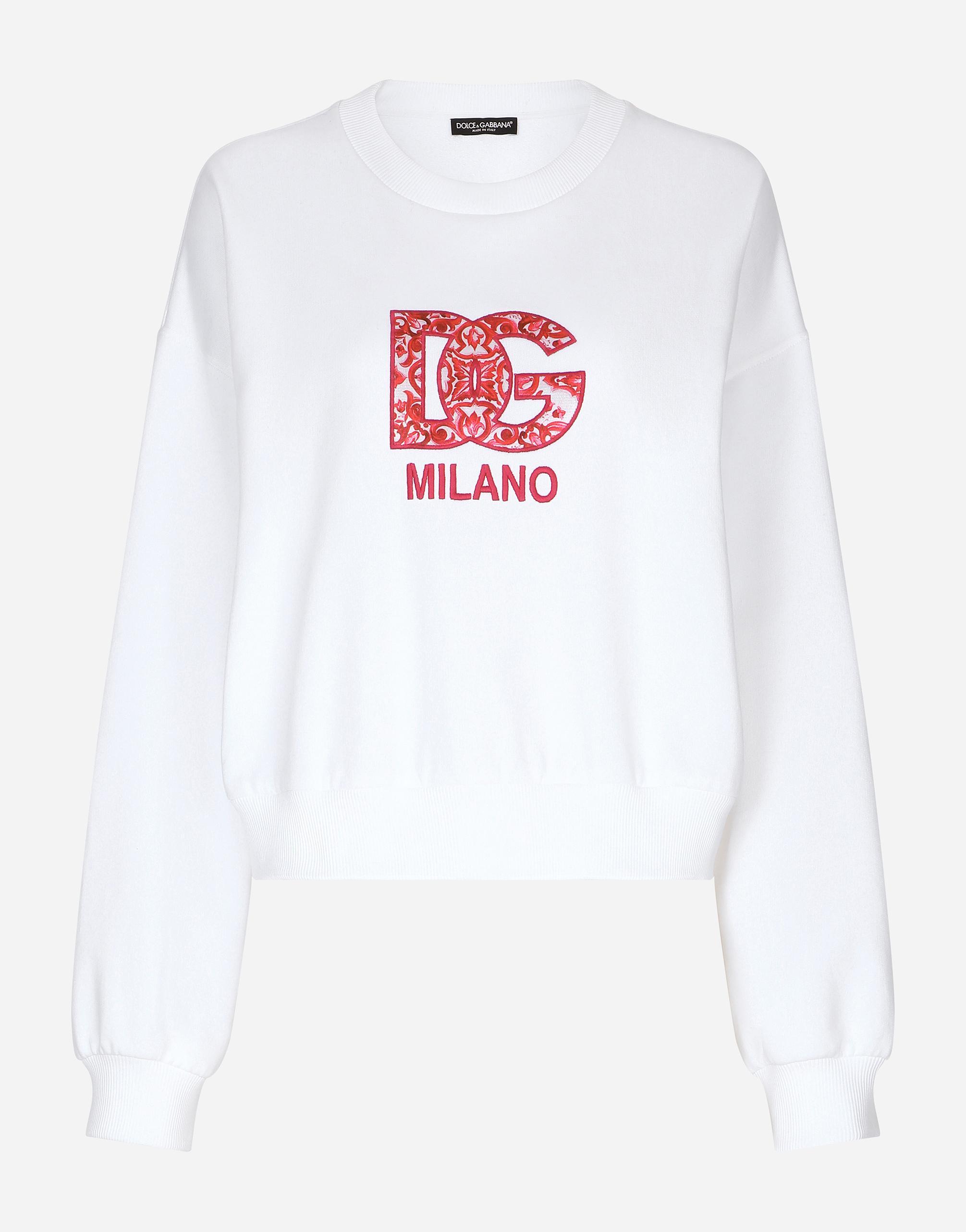 Logo-print Sweatshirt In White Product Image