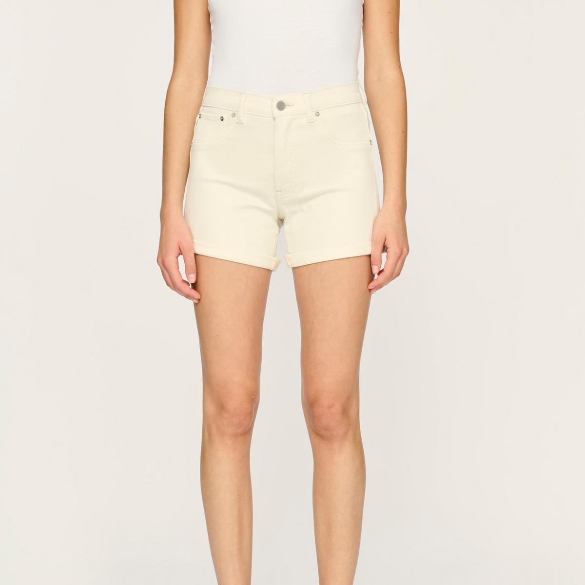 Zoie Jean Shorts Relaxed 4.5" - Eggshell Product Image