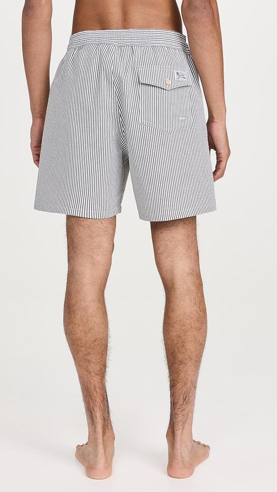 Polo Ralph Lauren Traveler Seersucker Swim Trunks | Shopbop Product Image