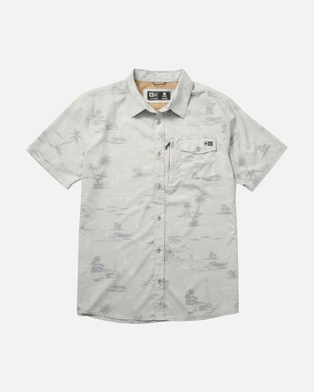 Seafarer Light Grey S/S Tech Woven Male Product Image