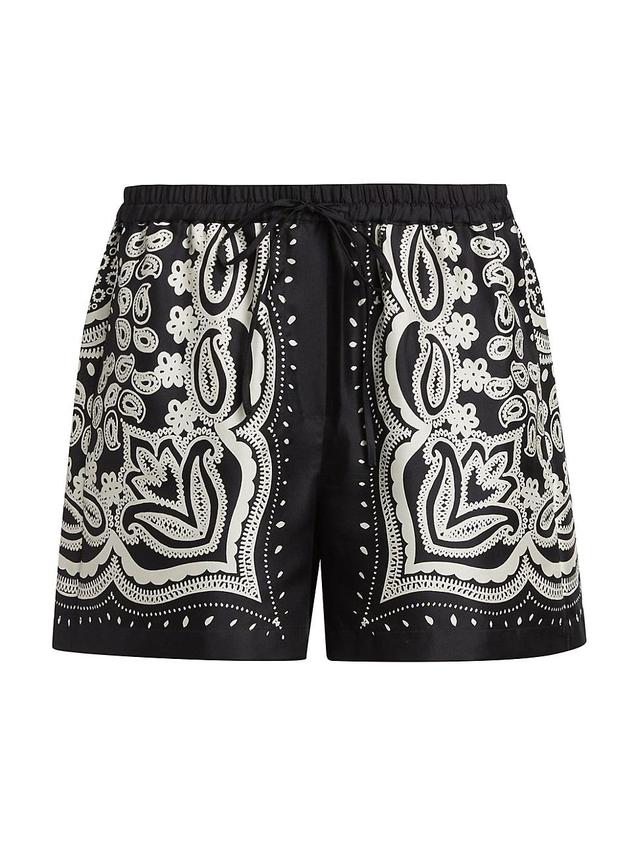 Womens Frances Silk Drawstring Shorts Product Image