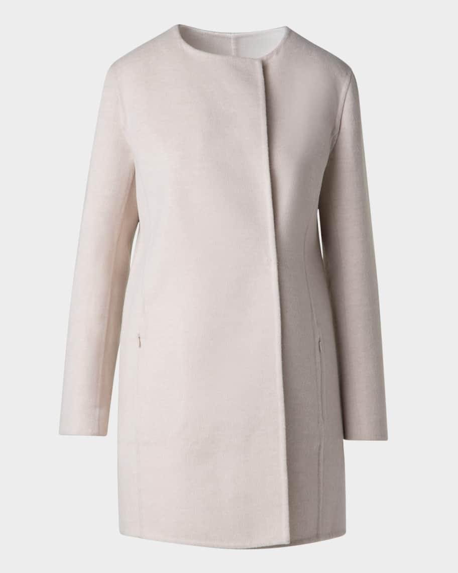 Wool-Cashmere Reversible Coat Product Image