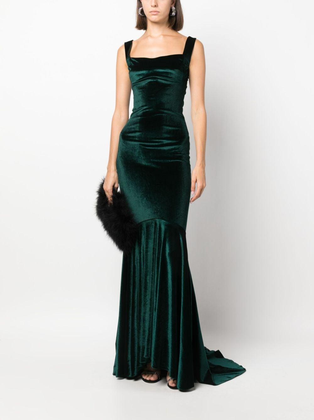 velour sleeveless maxi dress  Product Image