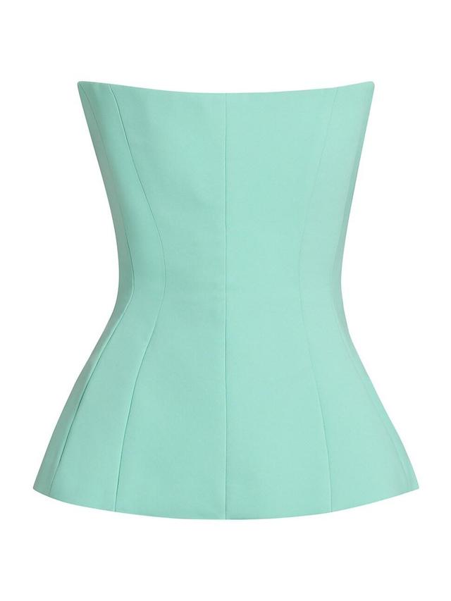 Womens Curved Neck Corset Top Product Image