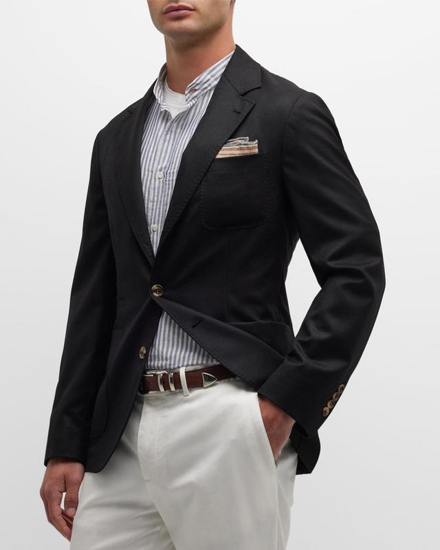 Mens Two-Button Wool Sport Coat Product Image