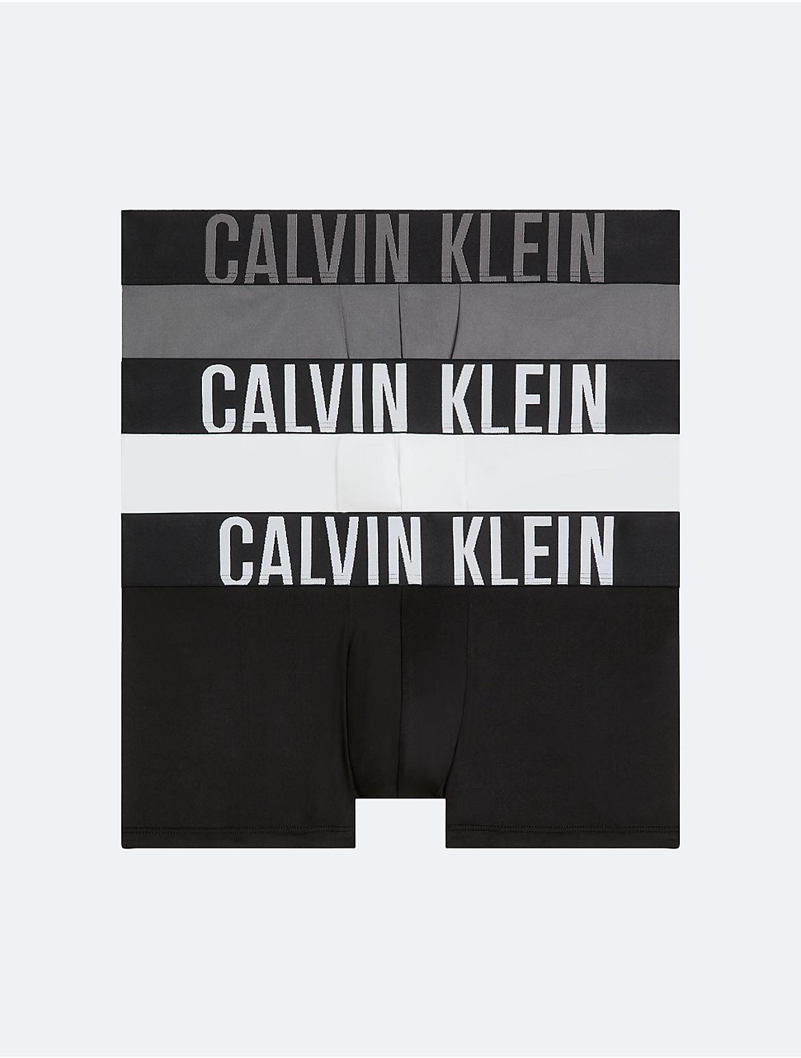 Calvin Klein Mens Intense Power Micro 3-Pack Low Rise Trunk - Black - XL Product Image