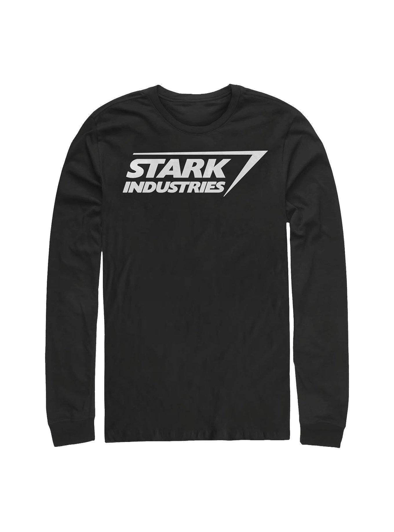 Marvel Iron Man Stark Logo Long-Sleeve T-Shirt Product Image