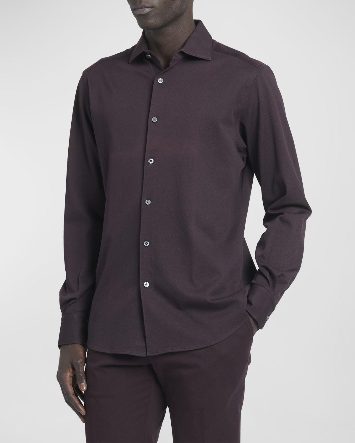 Mens Cotton Jersey Sport Shirt Product Image