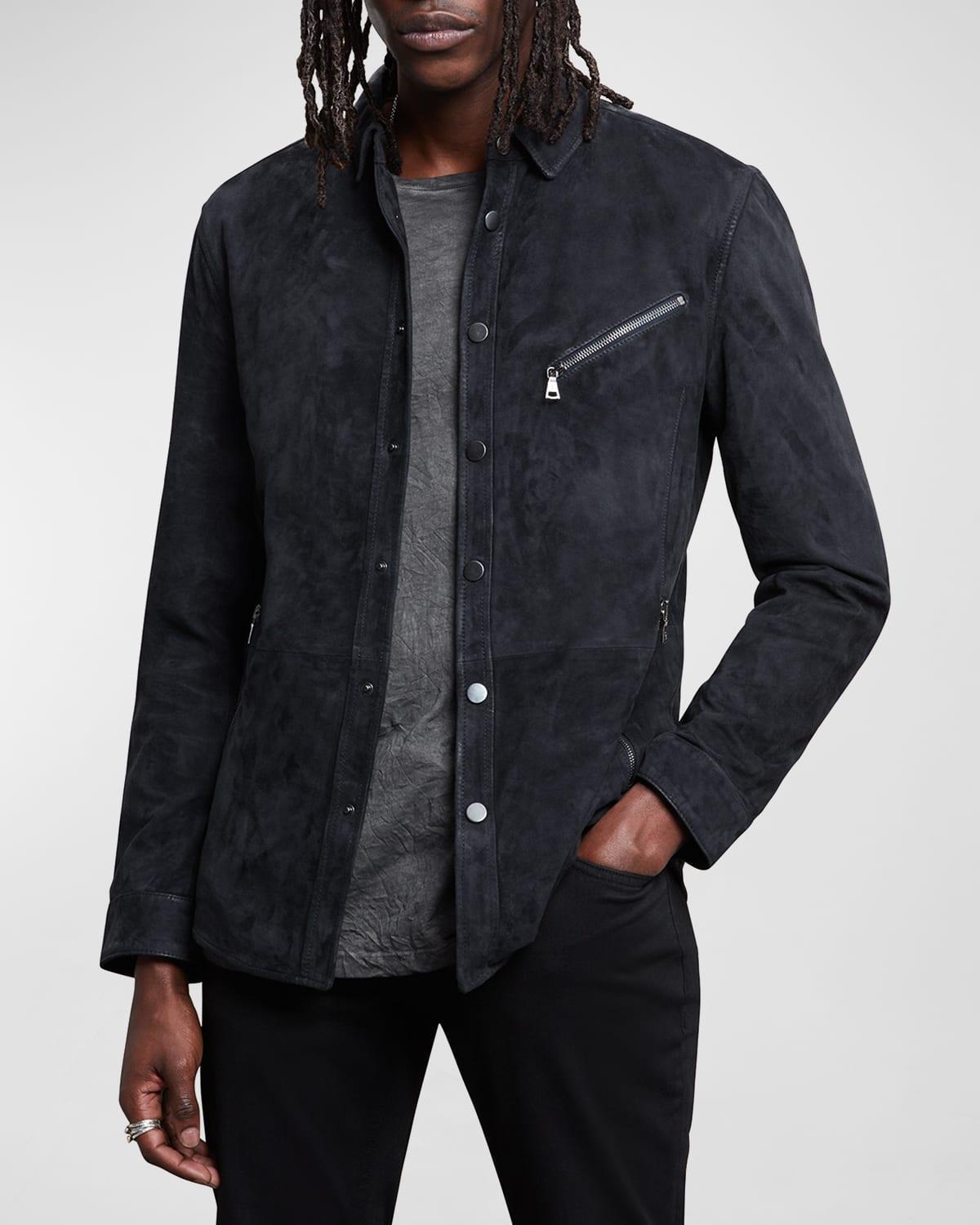 John Varvatos Suede Shirt Jacket Product Image